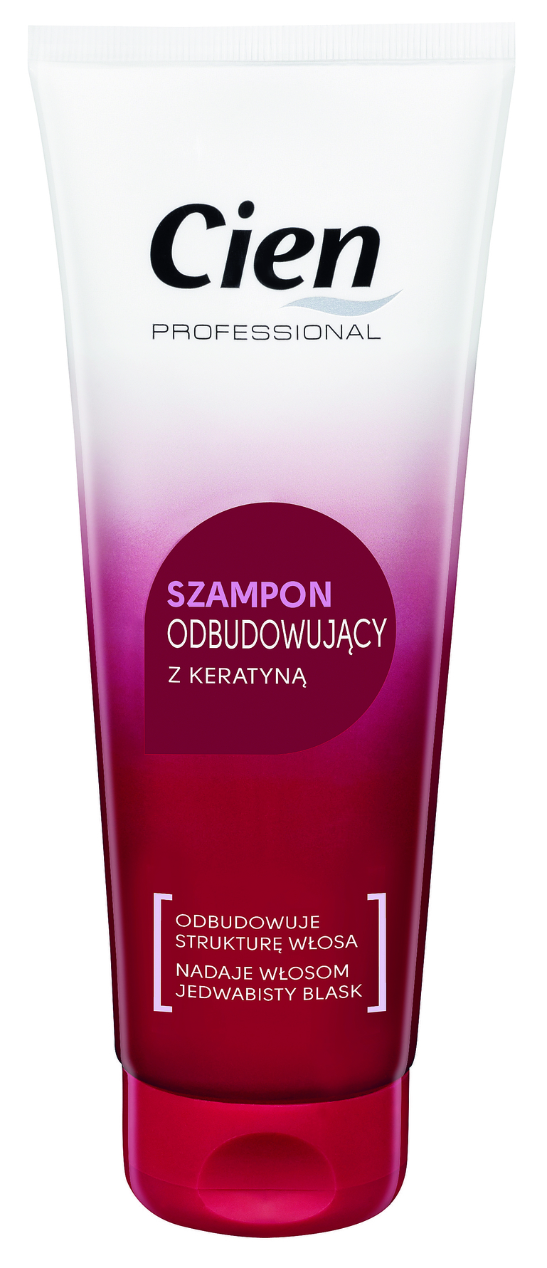 cień keratin szampon z formułą.z kreatyna