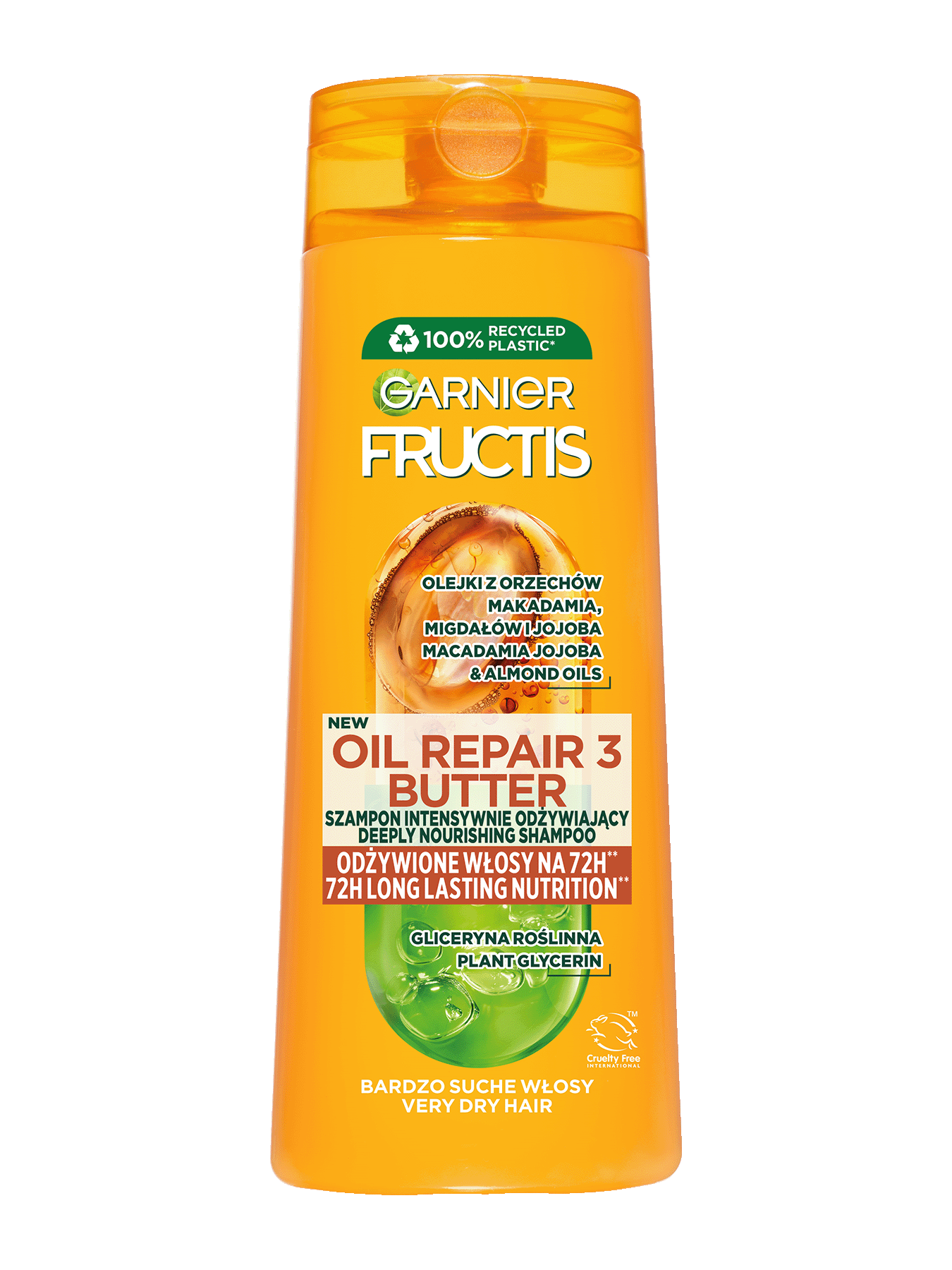 czy szampon garnier fructis oil repair 3 zawiera silikony