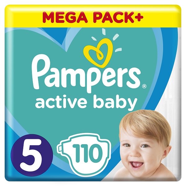 pampers active baby mega pack 5