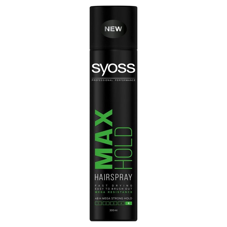 syoss max hold ekstramocny lakier do włosów