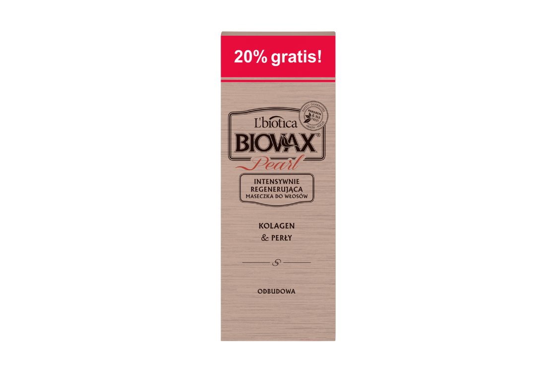 biovax pearl intensywnie regenerujący szampon do włosów lbiotica