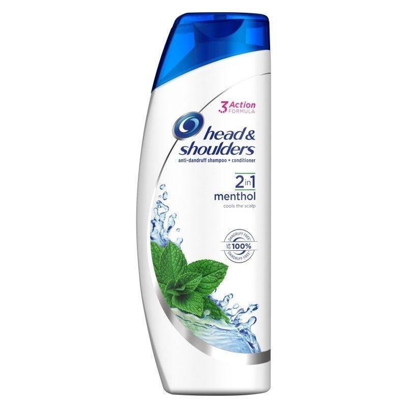 head shoulders menthol szampon przeciwłupieżowy z odżywką 2w1 naturalna świeżość