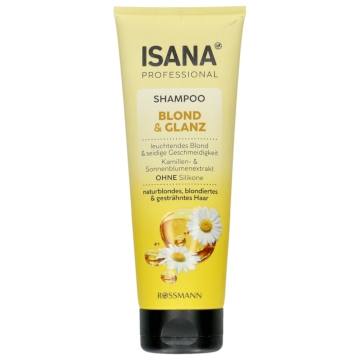 isana professional szampon do włosów połysk koloru blond