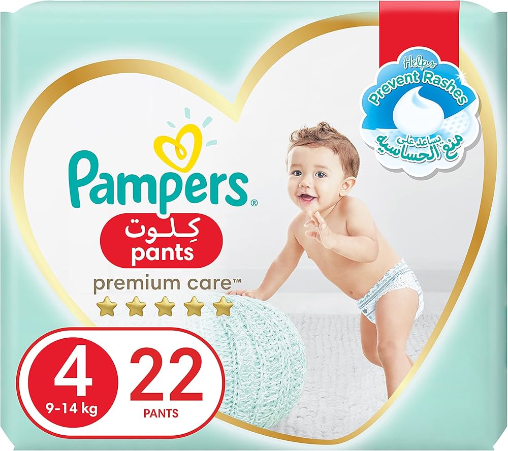 pampers premium care pants size 4