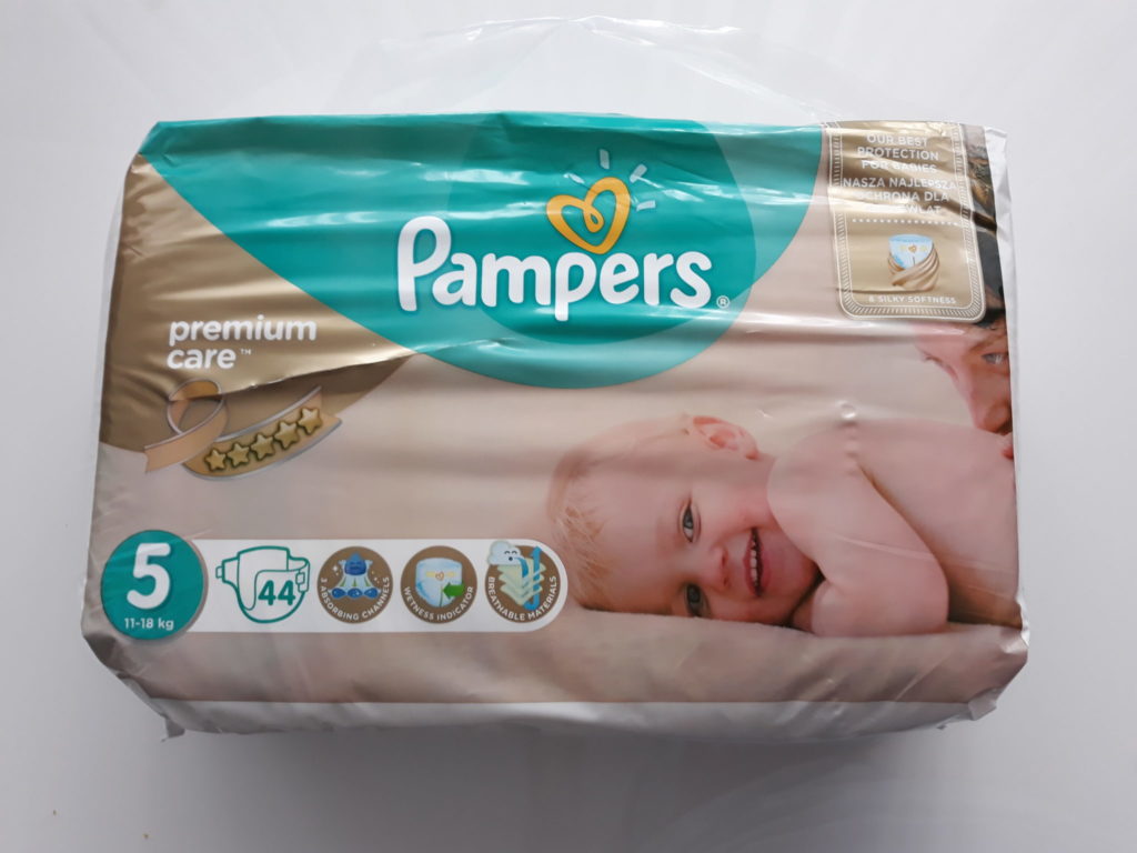 pampers premium care zielonr