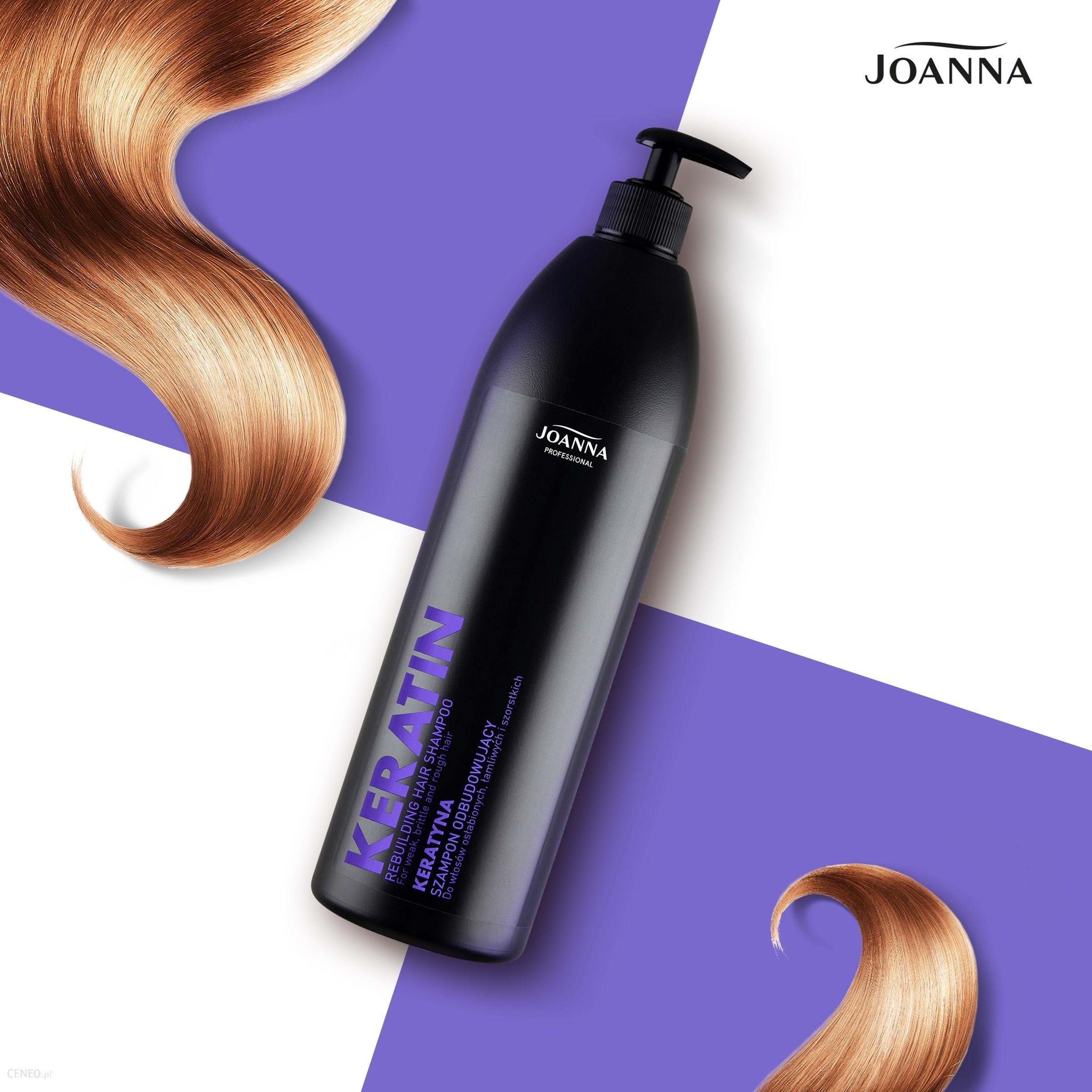 joanna professional szampon do włosów odbudowujący z keratyną opne