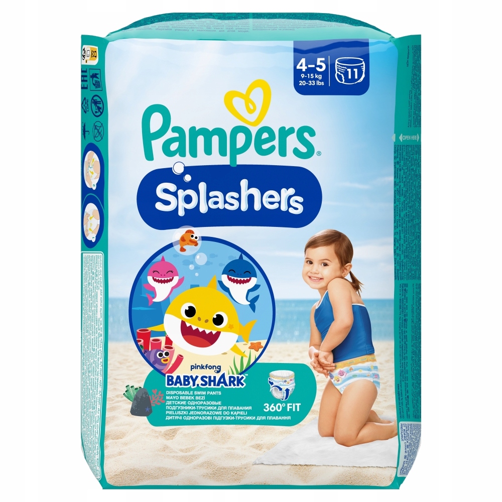 pieluchy pampers splashers