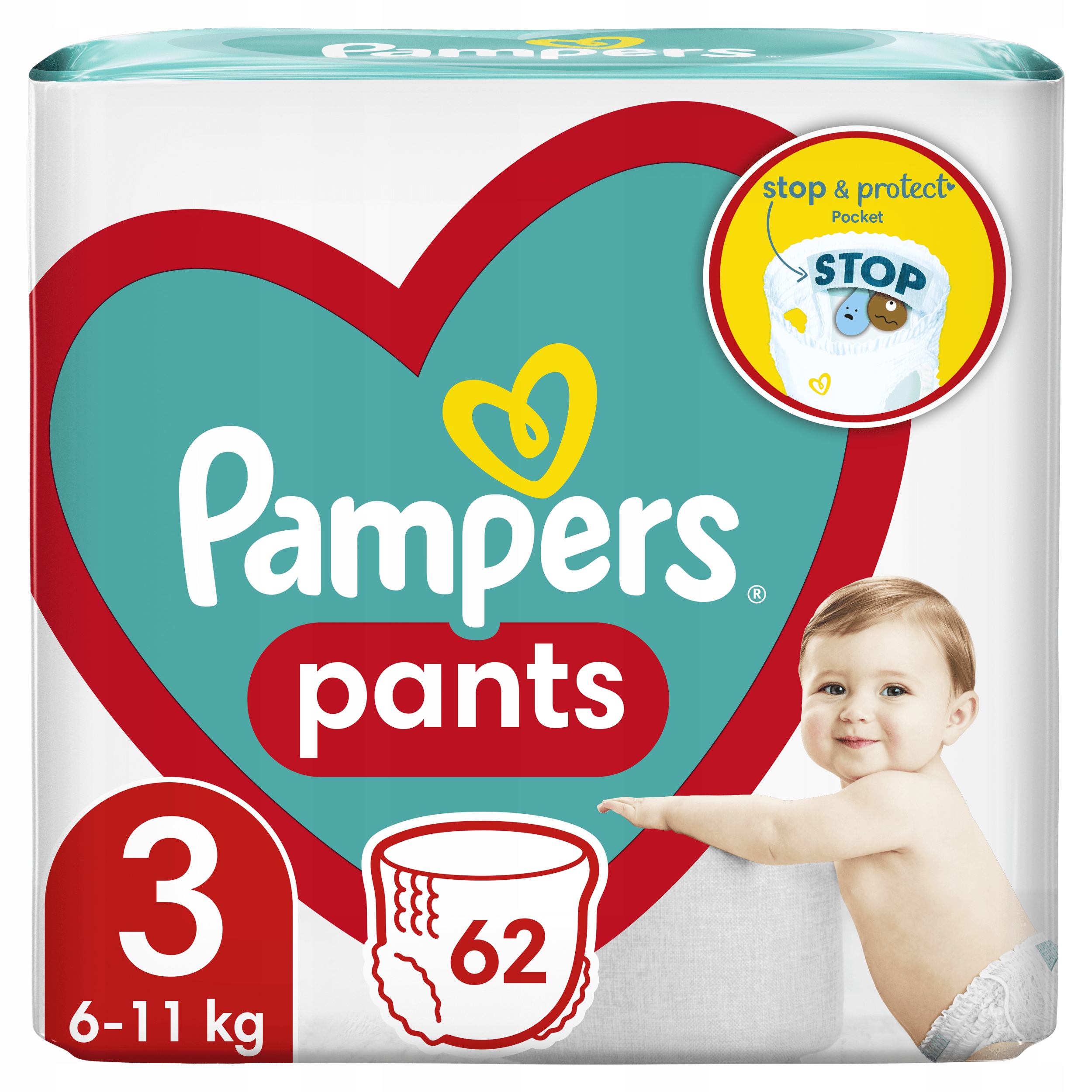 pieluchomajtki 3 pampers