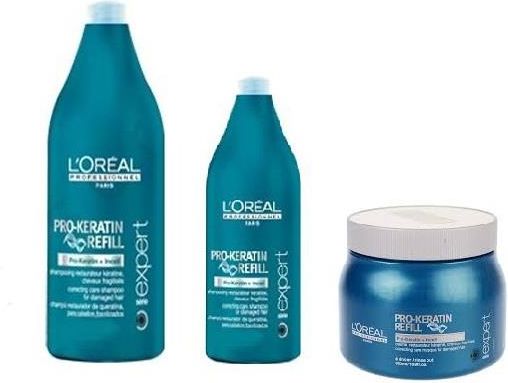 loreal pro keratin keratyna szampon odżywka