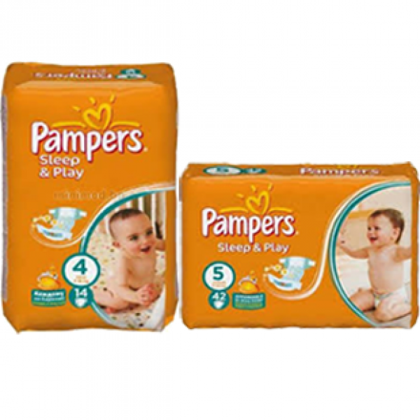 pampers sleep and play 4 box