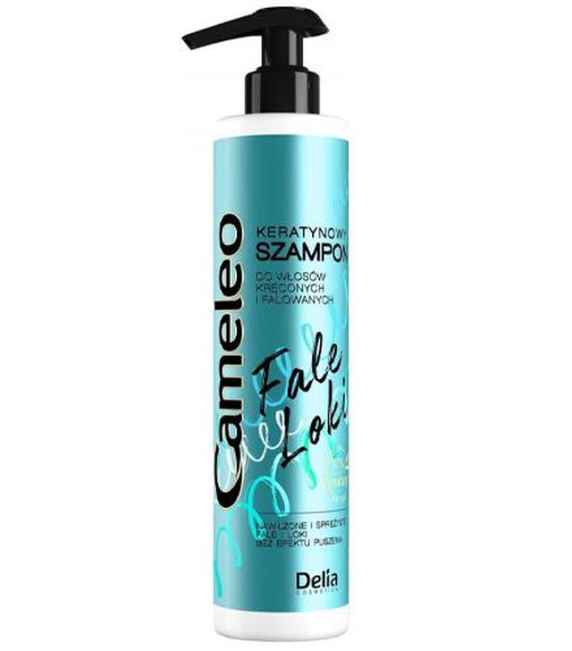 delia cameleo szampon keratynowy do włosów farbowanych