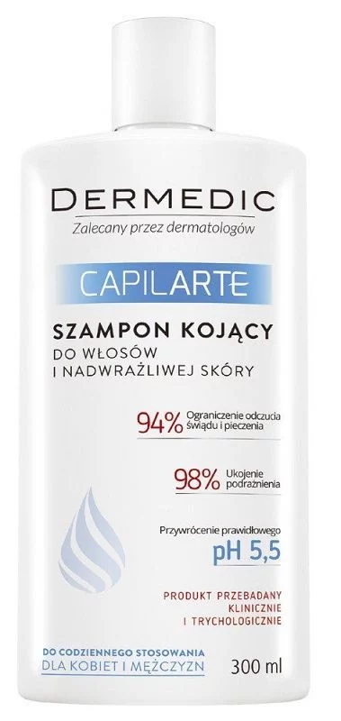 dermedic capilarte szampon kojący skład