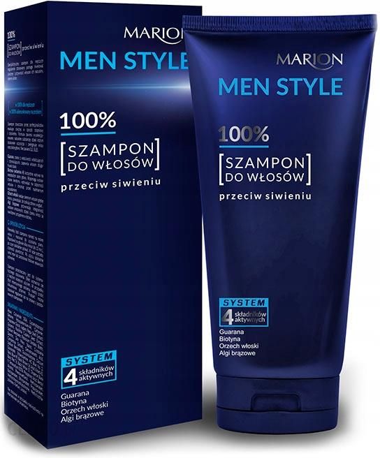 marion men style szampon przeciw siwieniu włosów