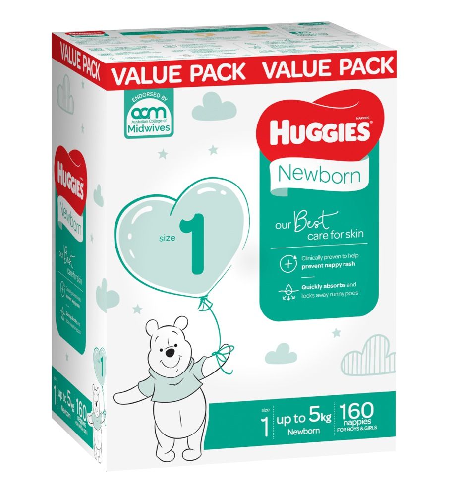 huggies newborn 1 mega paczka