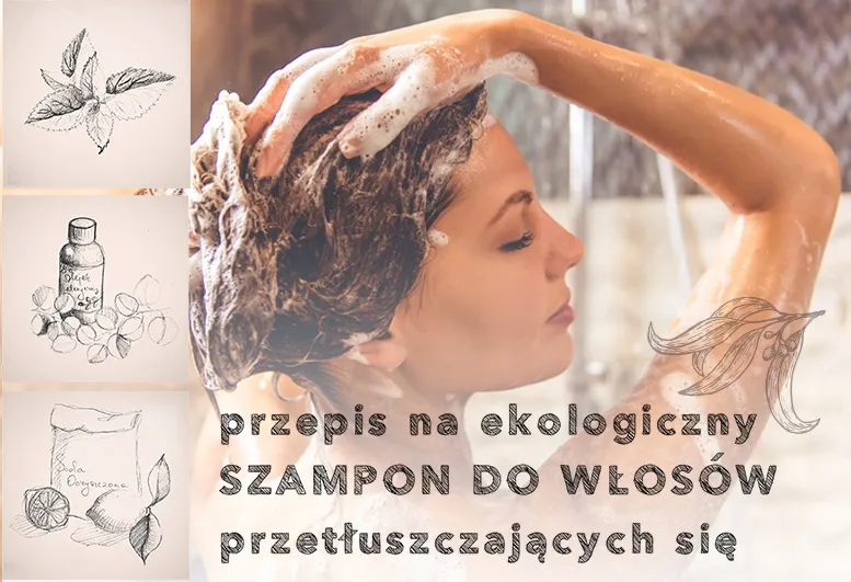 domowy szampon do włosów z sody oczyszczonej