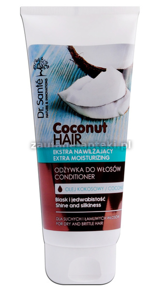 dr sante coconut hair ekstra nawilżająca odżywka do włosów
