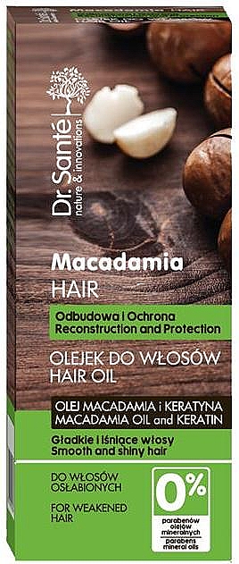 dr sante macadamia olejek do włosów olej macadamia i keratyna