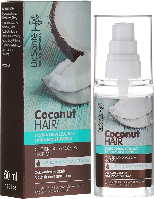 dr.sante coconut hair nawilżający szampon do włosów suchych i łamliwych