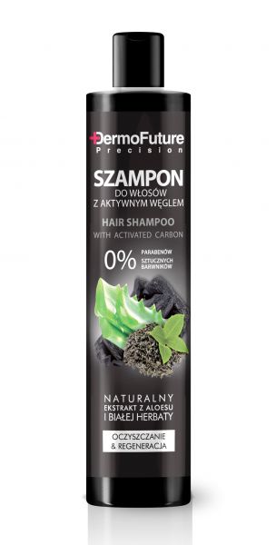 dermofuture szampon z aktywnym węglem