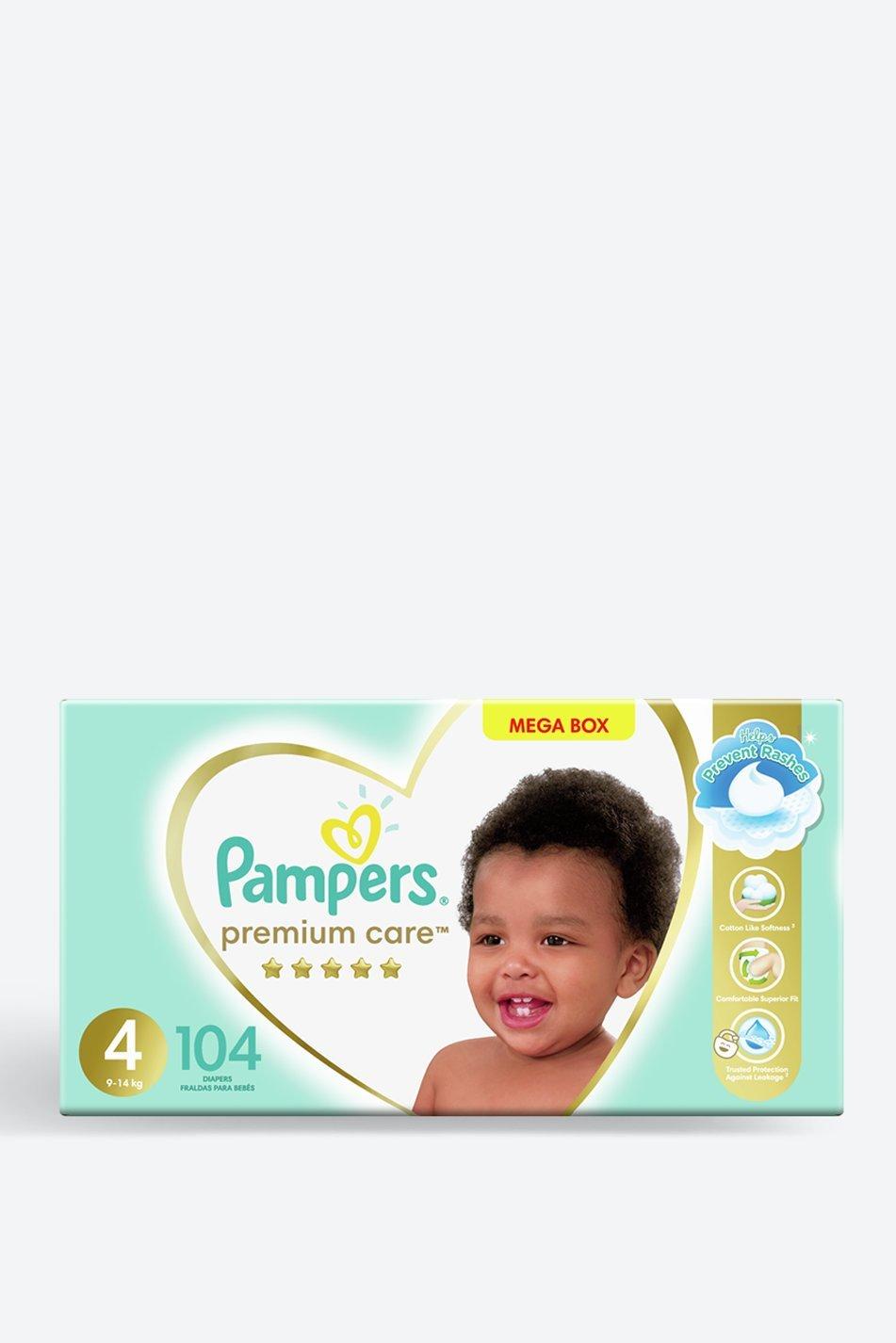 pampers premium care 4 mega box