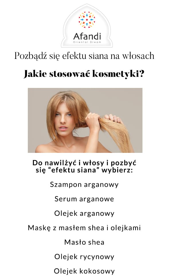 sposób na suche włosy szampon