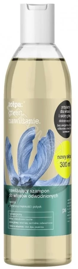 tołpa green nawilżanie szampon nawilżający do włosów odwodnionych 200ml