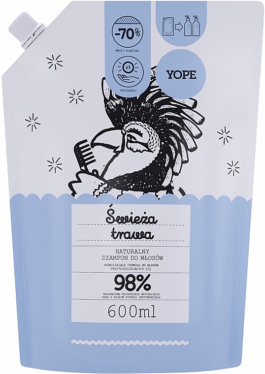yope szampon świeża trawa do włosów przetłuszczających się wizaż