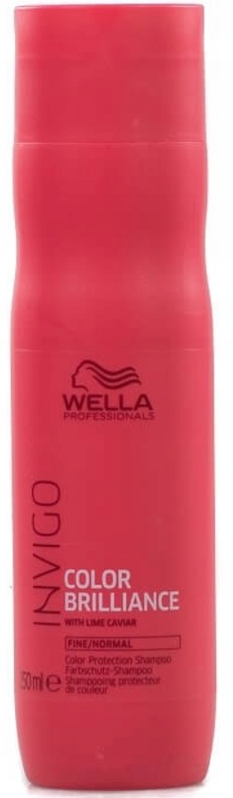 wella brilliance szampon do włosów farbowanych cienkich allegro