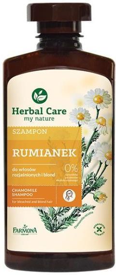 farmona herbal care szampony ziołowe szampon rumiankow wizaż