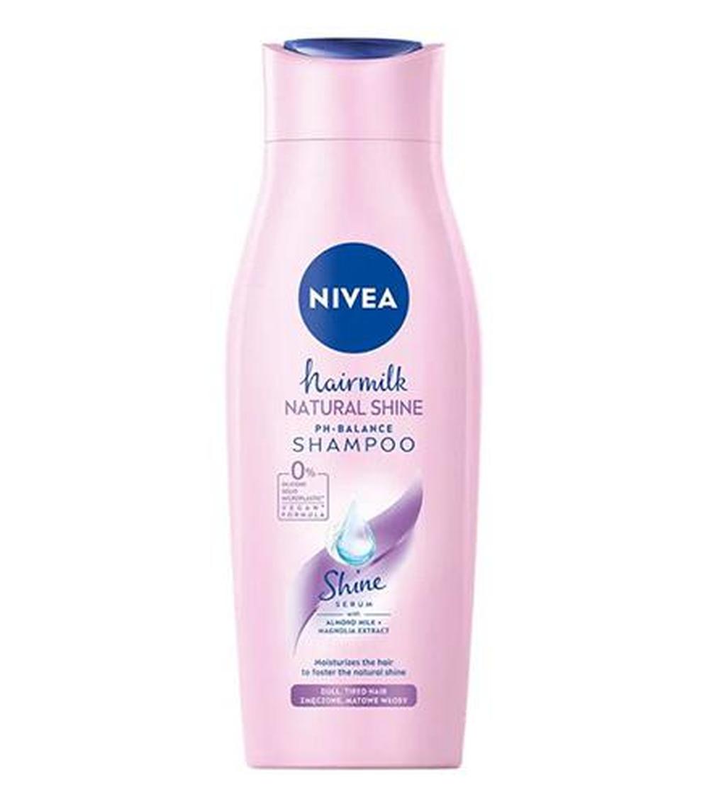 promocja nivea hairmilk szampon pielęgnujący włosy matowe zmęczone