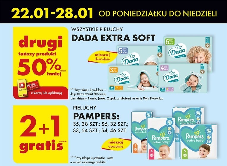 promocje na pieluszki pampers