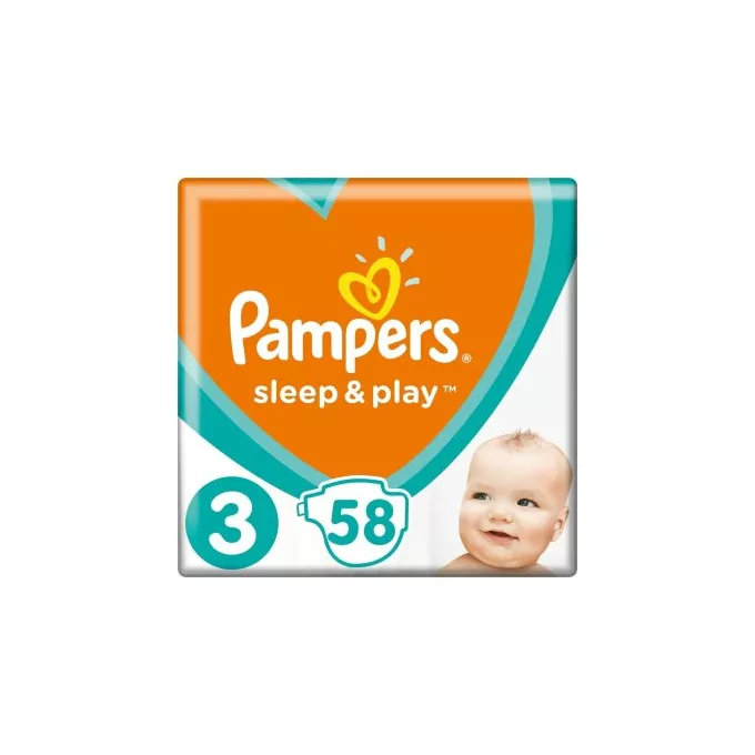 pampers sleep and play rozmiar 3 58 ztuk