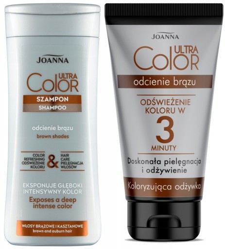 joanna ultra color system szampon podkresla odcienie brazu