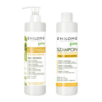 enilome healthy beauty green szampon regeneracja i odbudowa 300 ml