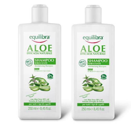 equilibra nawilżający szampon aloesowy 20 aloe vera 250 ml