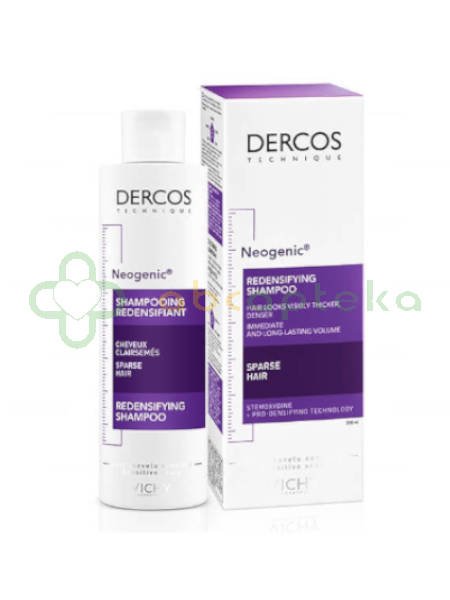 vichy dercos neogenic szampon przywracający gęstość włosów 400 ml
