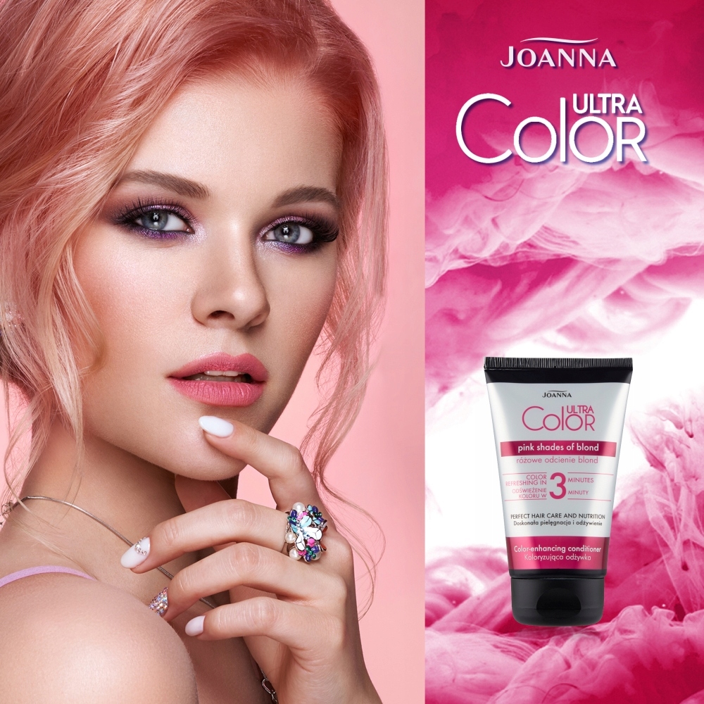 różowy szampon joanna