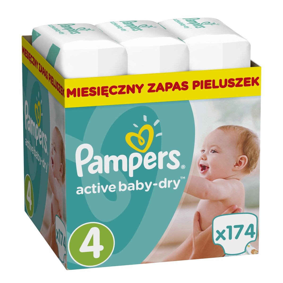 pampers active baby dry 4zapas miesięczny