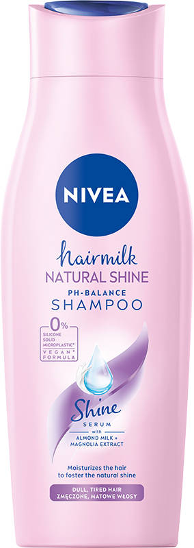 nivea hairmilk szampon różowy