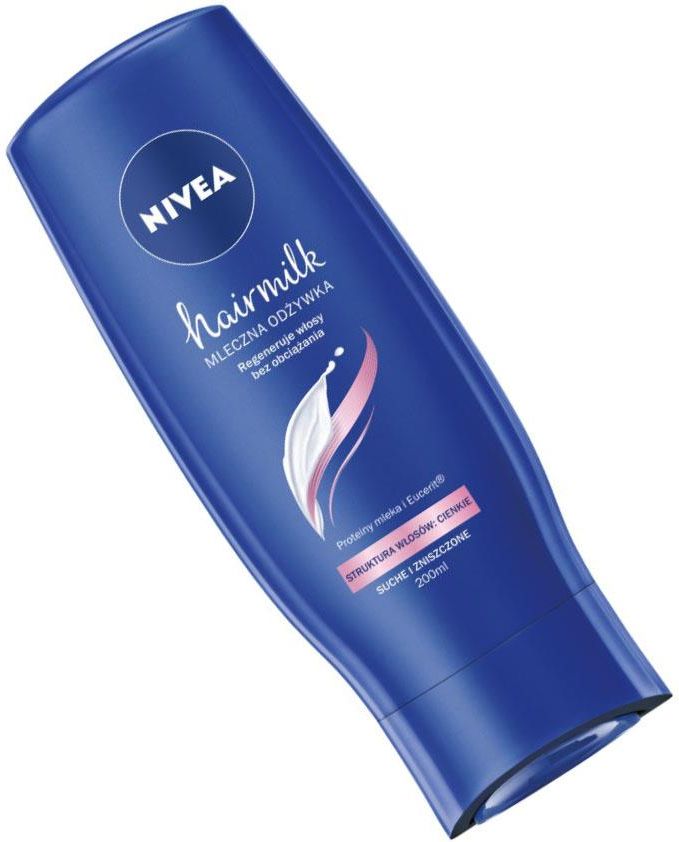 nivea hairmilk mleczna odżywka do włosów o strukturze normalnej