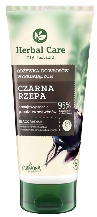 farmona herbal care odżywka do włosów wypadających czarna rzepa