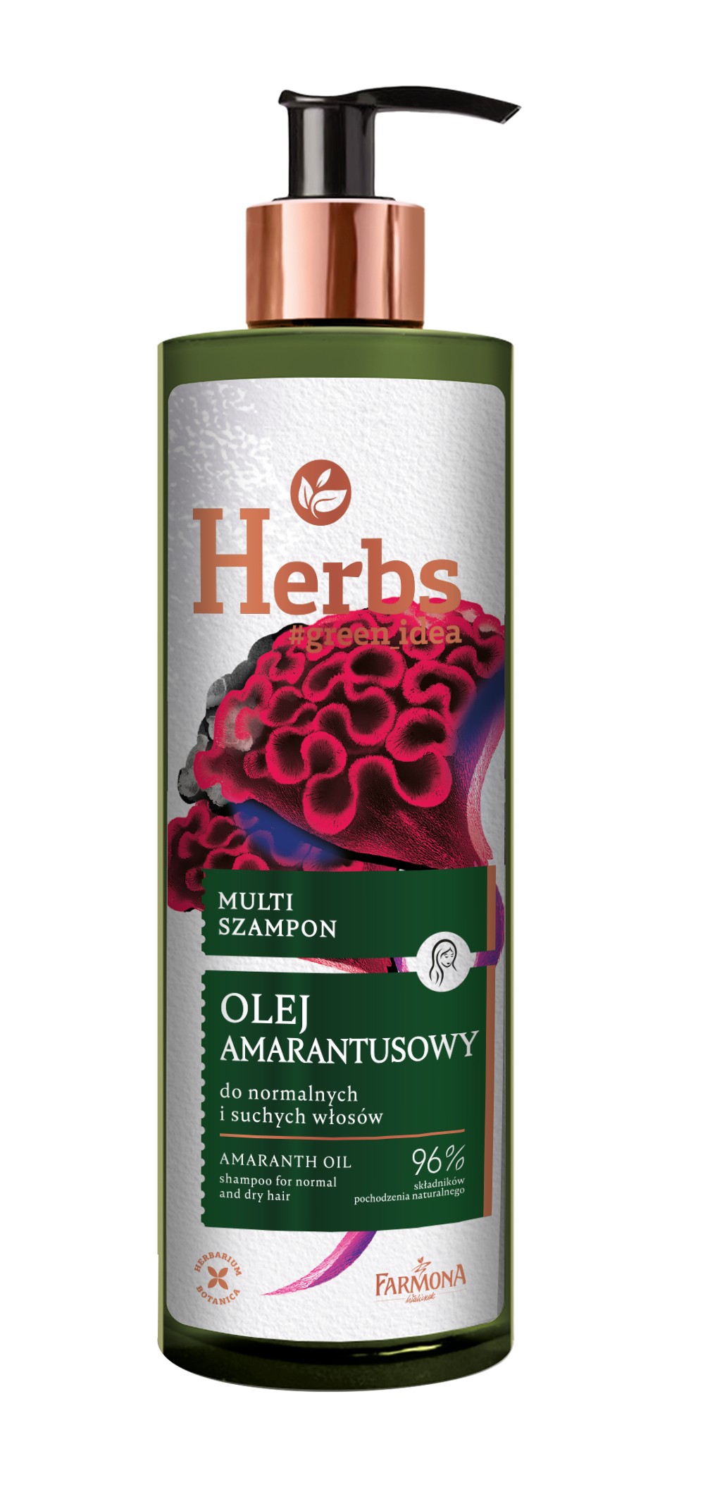 farmona herbal szampon do włosów olej amarantusowy wizaz