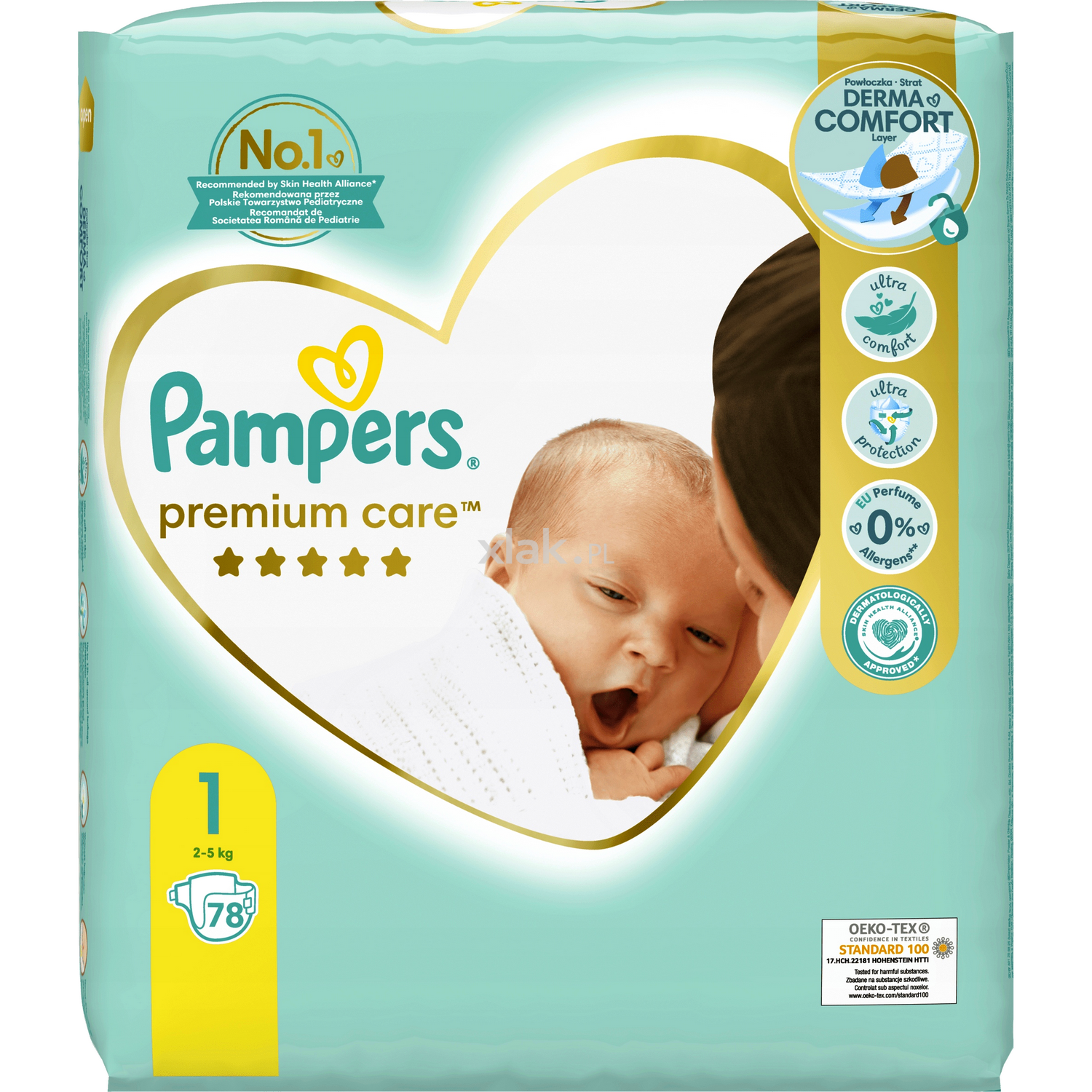 pampers premium care newborn cena