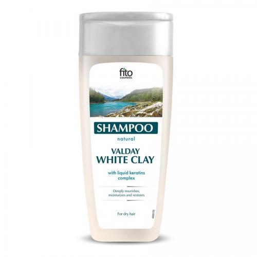 fitocosmetic szampon z białą glinką i kompleksem płynnej keratyny