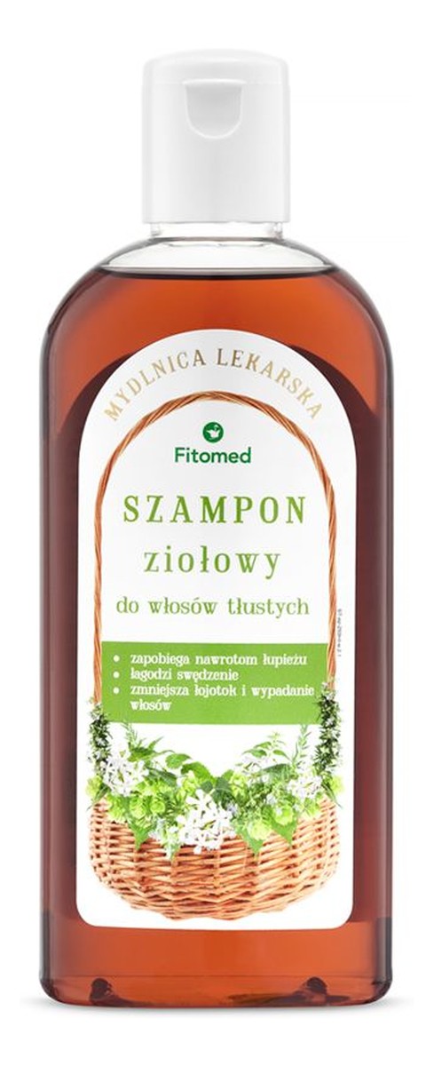 fitomed szampon tradycyjny do włosów tłustych mydlnica lekarska 250ml skład