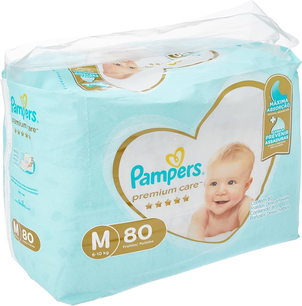 fralda pampers premium care