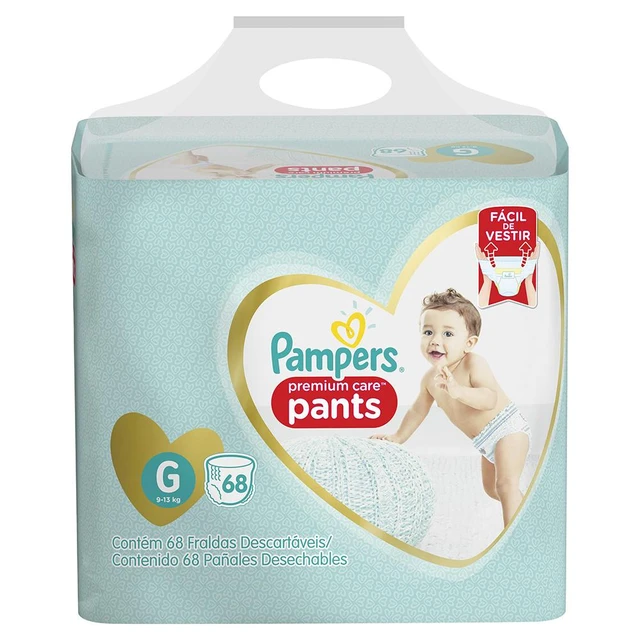 fralda pampers premium care