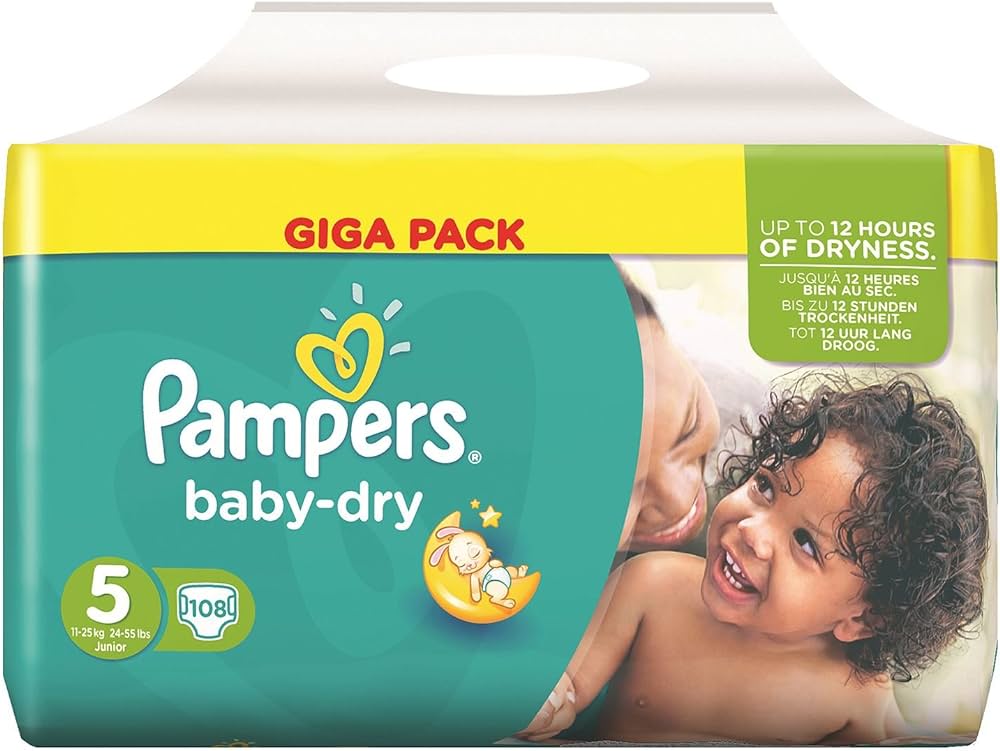 giga pack pampers baby dry 5