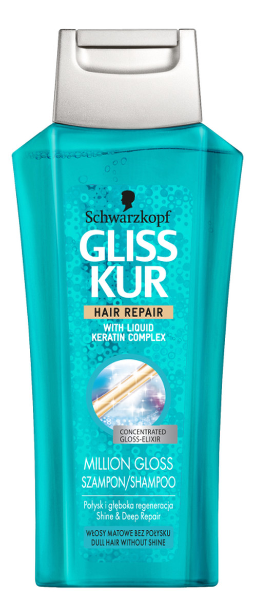 gliss kur million gloss szampon do włosów