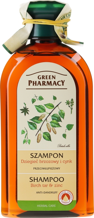 green pharmacy szampon przeciwłupieżowy dziegieć skład